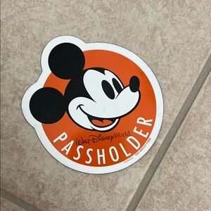 Mickey Mouse Passholder Magnet